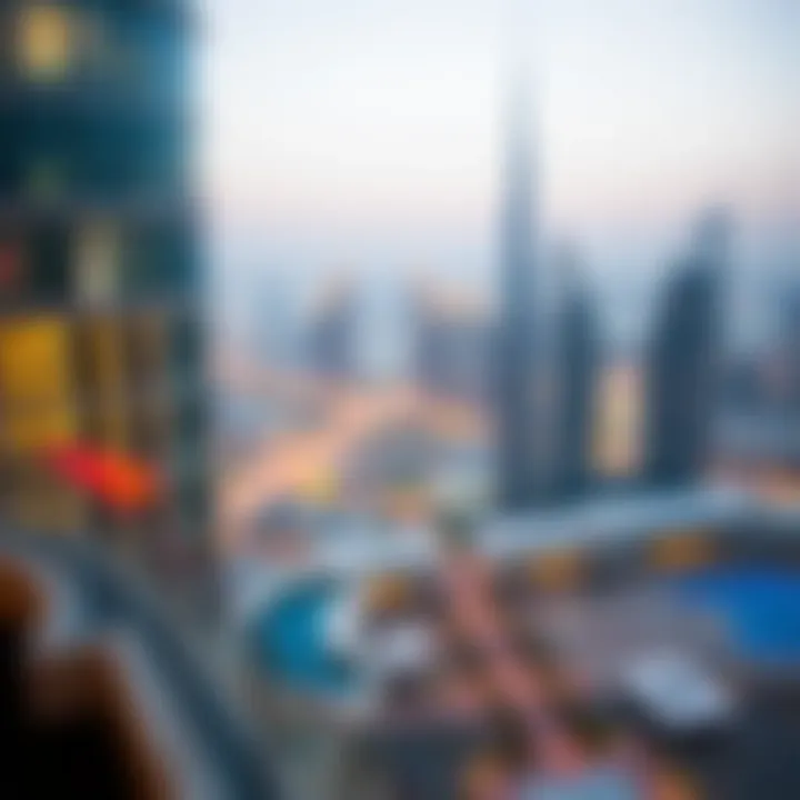 Breathtaking View from Address Zabeel Panoramic view of the Dubai skyline from Address Zabeel