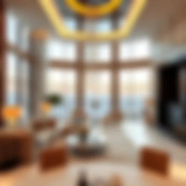 Luxurious interior showcasing modern design of Al Fakhama Tower