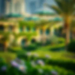 Vibrant greenery of Al Rabiya Al Khadra