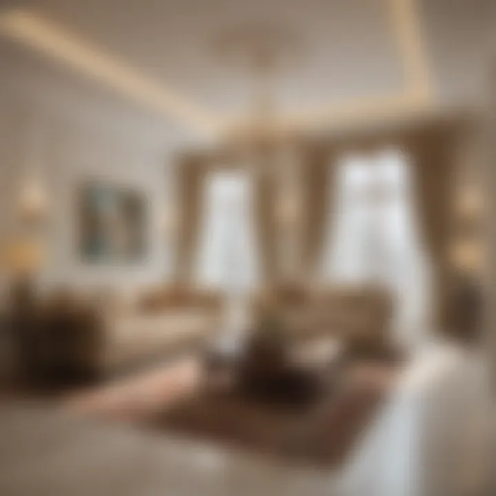 Luxurious apartment interior in Al Yasmeen Building