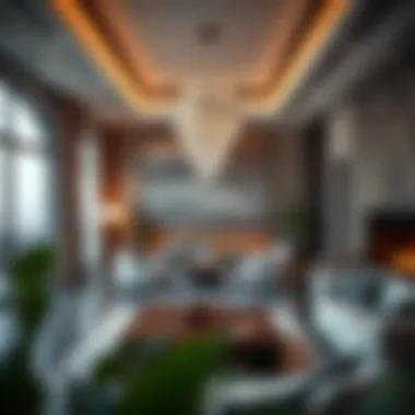 Luxurious interior of a high-end property in Dubai