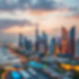 Stunning skyline view of Basko Business Bay