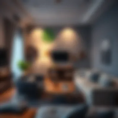 Amenities in Shared Accommodations Cozy shared living area showcasing amenities