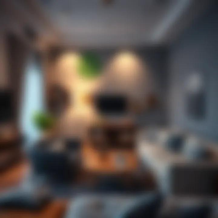 Amenities in Shared Accommodations Cozy shared living area showcasing amenities