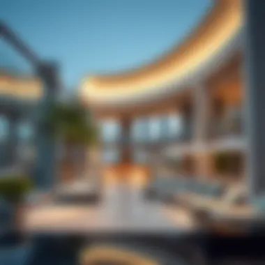 Luxurious Amenities in Business Bay Towers High-end amenities within a luxury business tower in Business Bay