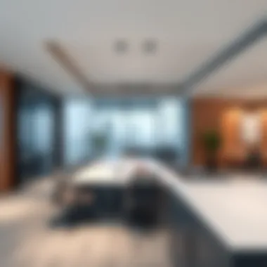 Innovative Office Designs in Business Towers Interior view of a modern office space within a Business Bay tower