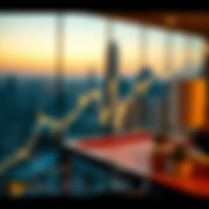 Infographic illustrating exchange rate trends between INR and AED