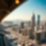 Aerial view of Dubai representing the rental market