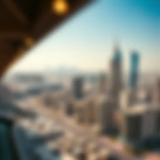 Aerial View of Dubai Rental Market Aerial view of Dubai representing the rental market