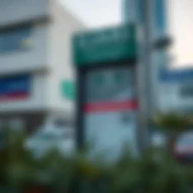 An informative signboard about Ejari services and regulations