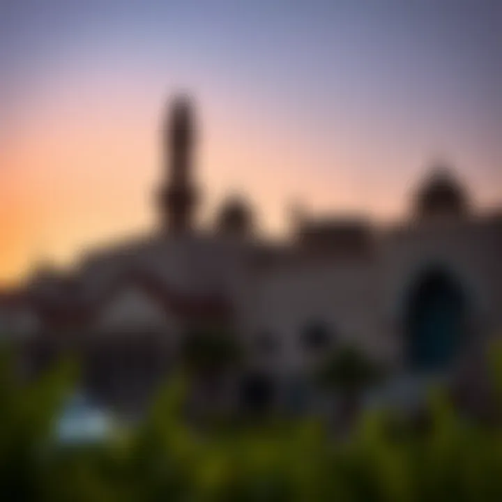 Al Fahidi District - Where History Meets Charm Stunning sunset at the historic Al Fahidi District