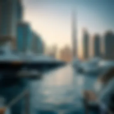 Dubai Marina - A Hub of Elegance and Leisure Vibrant atmosphere at the Dubai Marina with luxury yachts