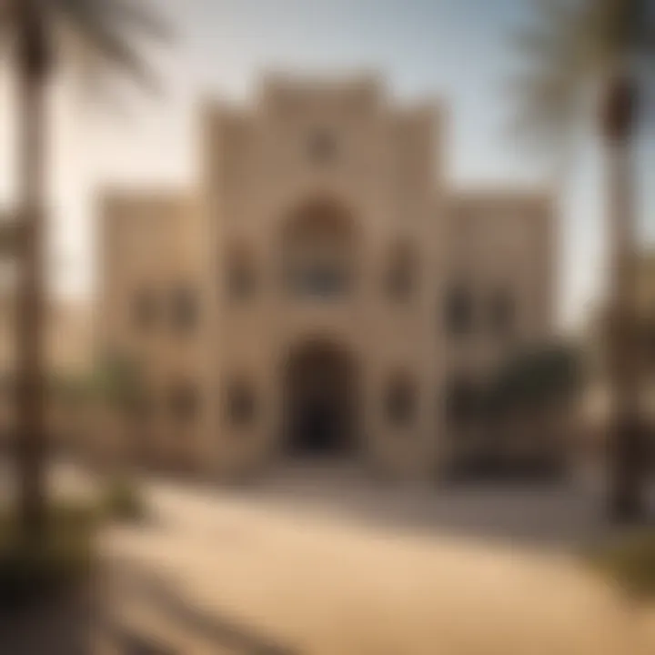 Cultural heritage site highlighting Dubai's history