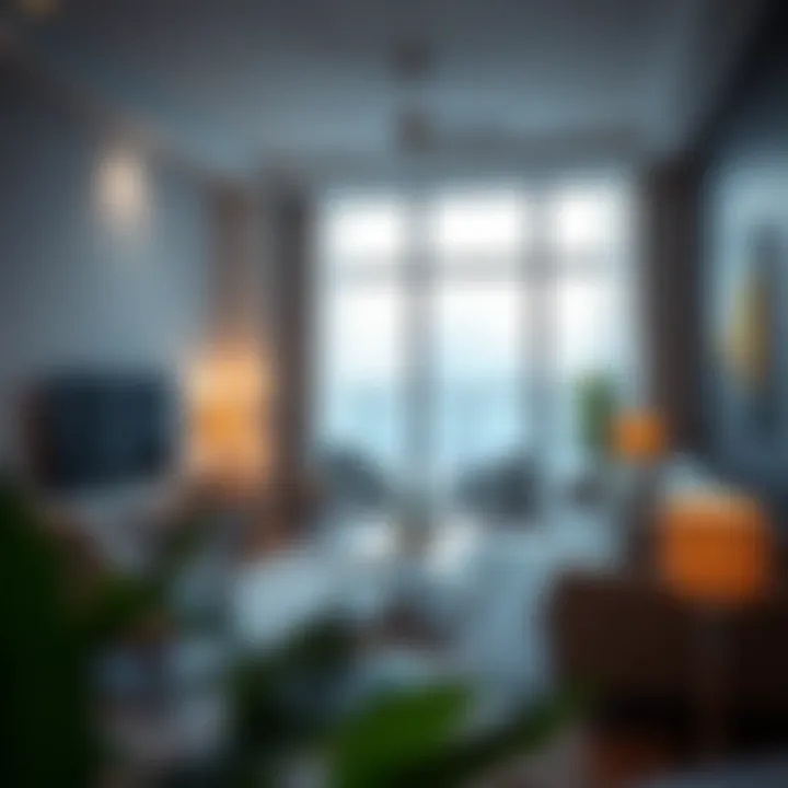 Cozy Living Room Design Cozy living room design in a budget-friendly one-bedroom apartment