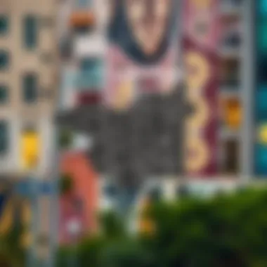 Neighborhoods for One-Bedroom Rentals Map highlighting popular neighborhoods for one-bedroom rentals in Dubai