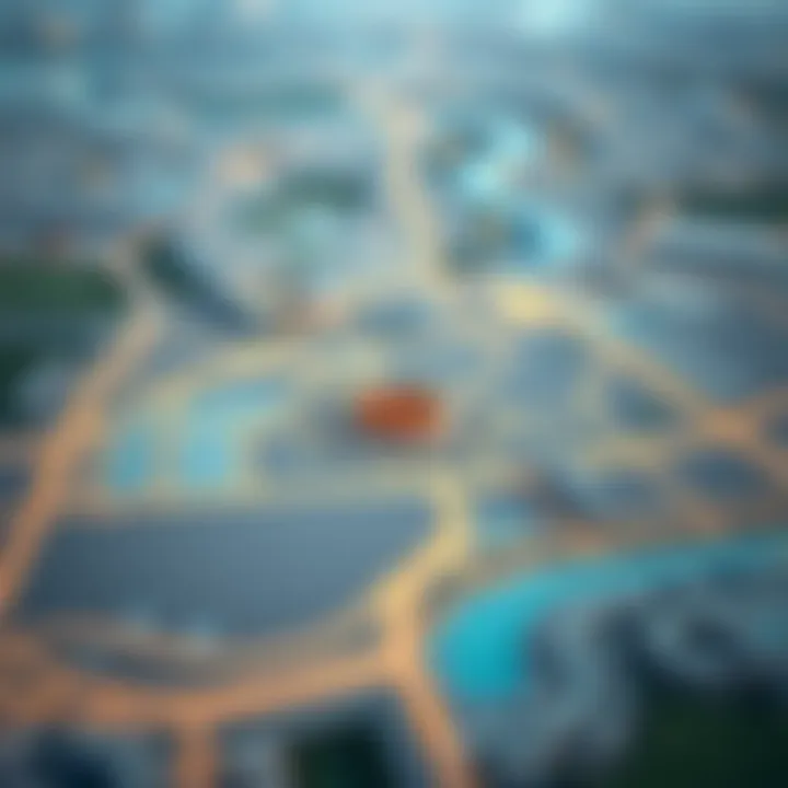 Strategic Map of Al Aweer Map highlighting Al Aweer's strategic location within Dubai