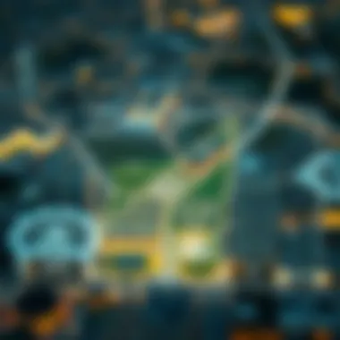 Zoning Regulations in Al Aweer Diagram illustrating the zoning regulations affecting Al Aweer