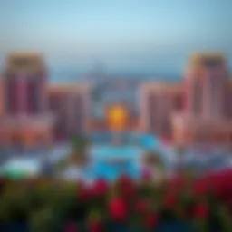 Panoramic view of Al Bandar showcasing its architectural elegance