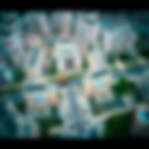 Aerial Perspective of Al Majaz 2's Community Aerial view showcasing the vibrant community of Al Majaz 2