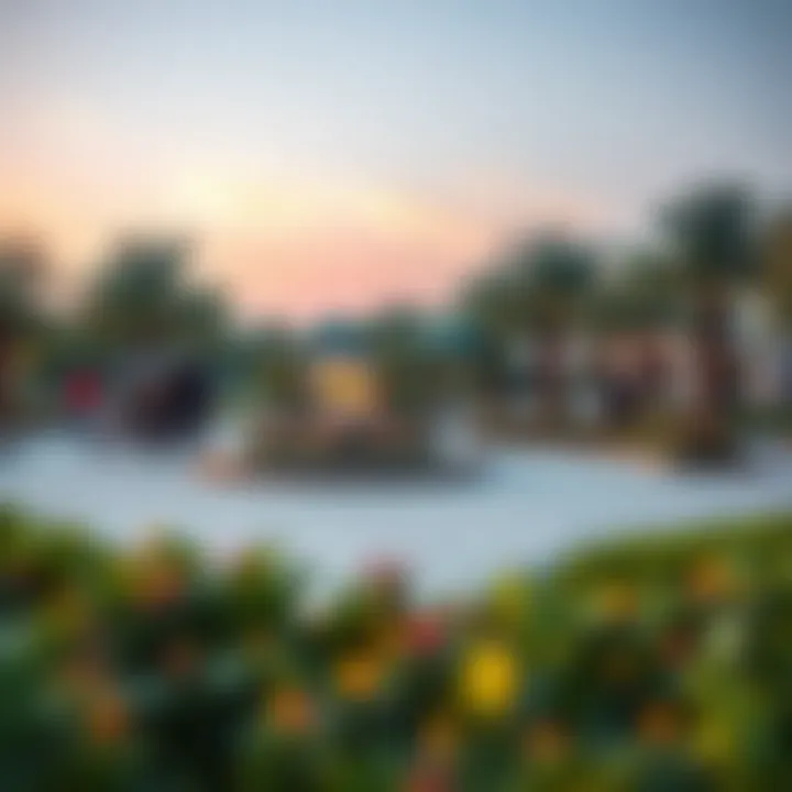 Community Park in Al Zaab A serene park in Al Zaab illustrating community lifestyle