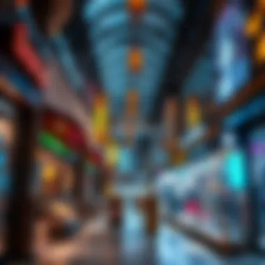 Diverse Retail Offerings at طريق العين مول Interior shot of the retail space filled with diverse shops