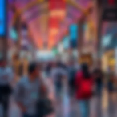 Vibrant Atmosphere at طريق العين مول Visitors enjoying the vibrant atmosphere of طريق العين مول