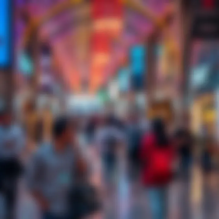 Vibrant Atmosphere at طريق العين مول Visitors enjoying the vibrant atmosphere of طريق العين مول