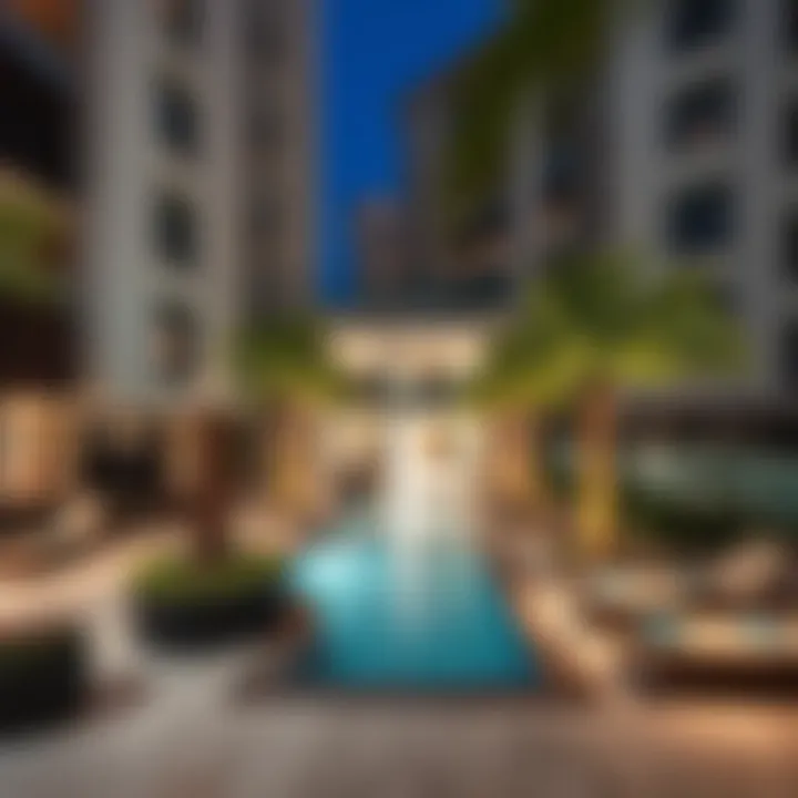 Amenities in Apartment Complex Amenities in a Rashidiya apartment complex