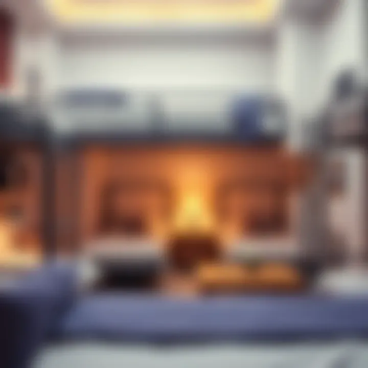 Community Living in Shared Space Cozy shared accommodation space reflecting community living