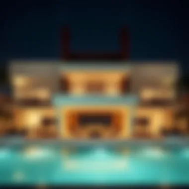 Luxurious villa showcasing modern architecture