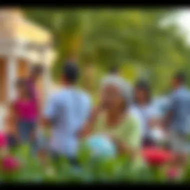 Vibrant community life in Damac Hills