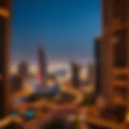 Luxurious skyline view of Deira Palm