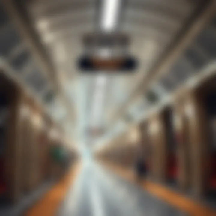 Functionality Inside Discovery Metro Station Interior view of Discovery Metro Station showcasing functionality