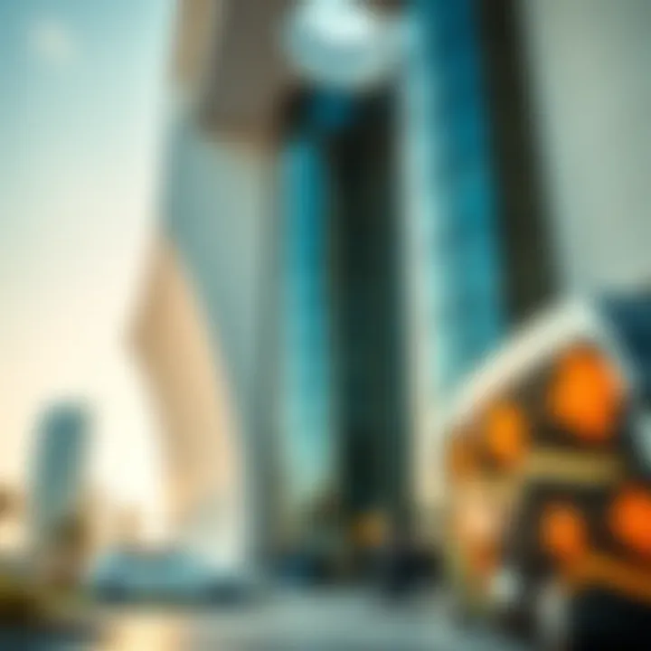 Architectural Marvel of ENBD Barsha Modern architectural design of the ENBD Barsha office