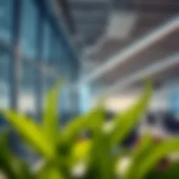 Modern facility management office environment in UAE