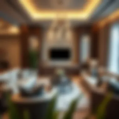 Stylish Family Room in Dubai Modern family room setup showcasing comfort and style