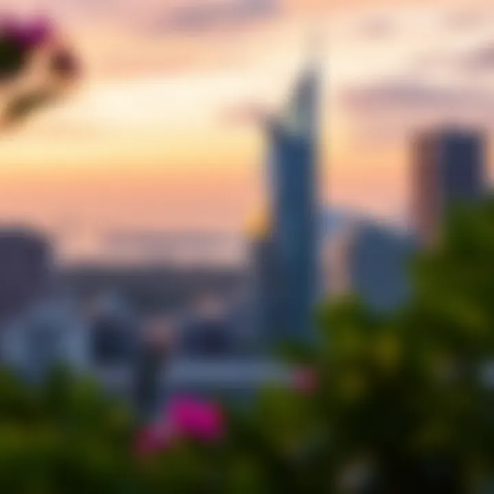Surrounding Landmarks of Iris Bay Tower Panoramic shot of surrounding landmarks near Iris Bay Tower