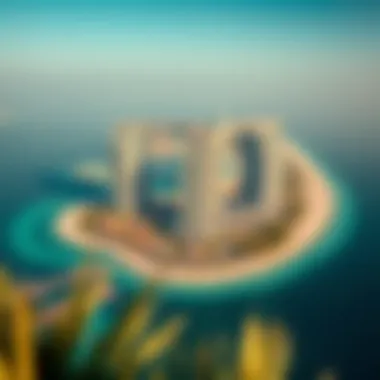 Palm Jumeirah: A Marvel of Engineering A breathtaking view of the Palm Jumeirah from above