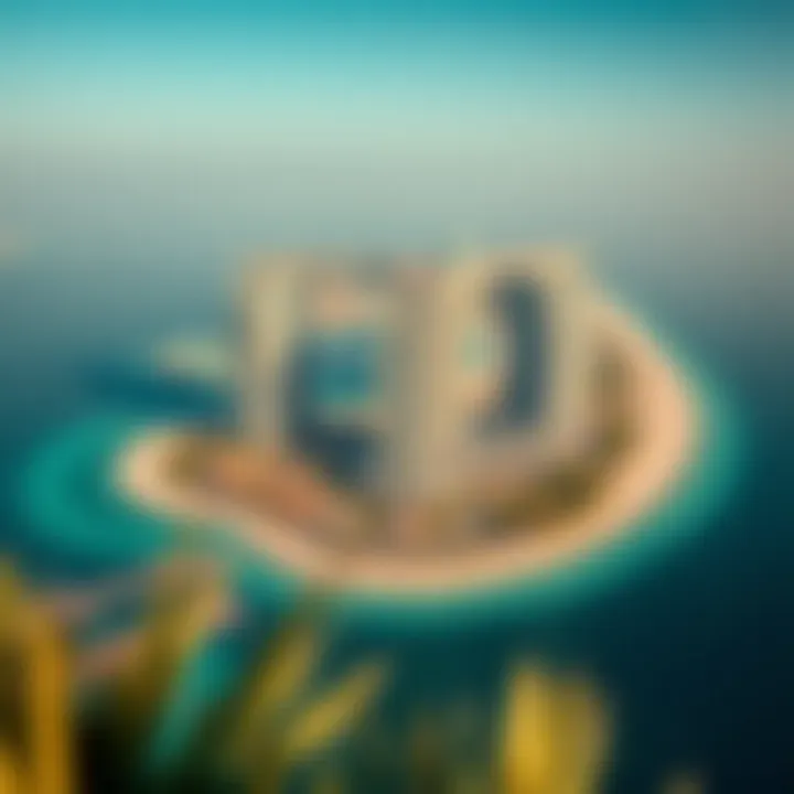 Palm Jumeirah: A Marvel of Engineering A breathtaking view of the Palm Jumeirah from above