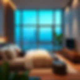 Modern room interior in Dubai