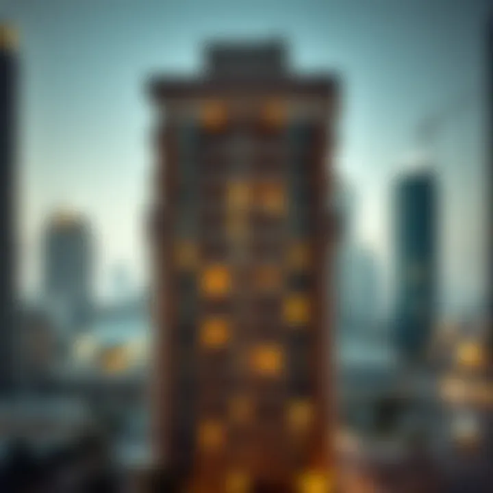 A visual representation of rental cost considerations for studio apartments in Bur Dubai