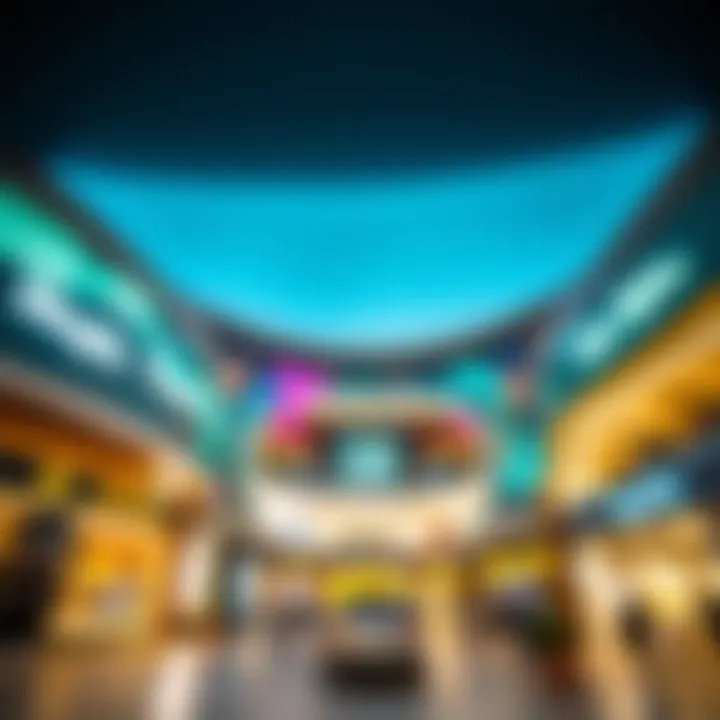 A Showcase of Diverse Retail Offerings Diverse shopping outlets at the mall