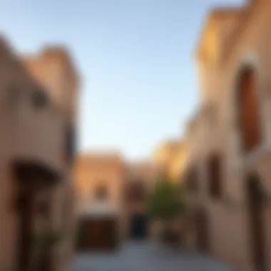 The historic Al Fahidi neighborhood, reflecting traditional Emirati architecture