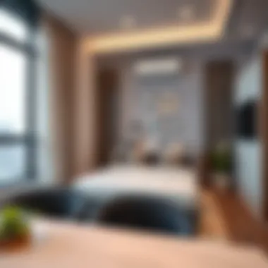 Modern amenities in a rental apartment