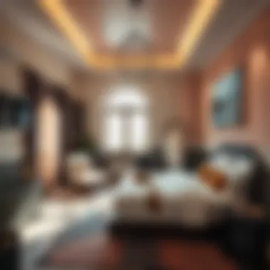 Cozy Room Showcasing Local Architecture Cozy room showcasing local architecture