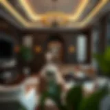 A cozy room with elegant decor in Oud Metha