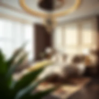 Unique Design in a Luxurious Room Luxurious room with a unique design in Oud Metha