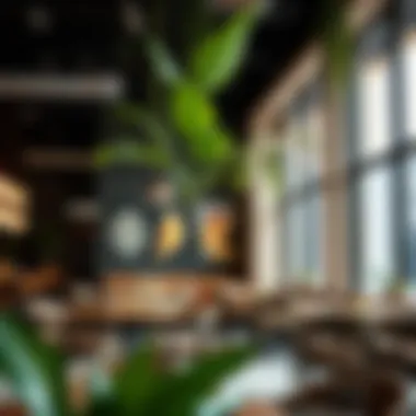 Stylish cafe scene in Dubai South, ideal for social gatherings