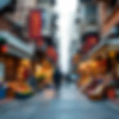 Deira: A Blend of Tradition and Commerce A vibrant marketplace in the heart of Deira with traditional goods