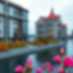 Stunning view of Danube Elitz architectural design